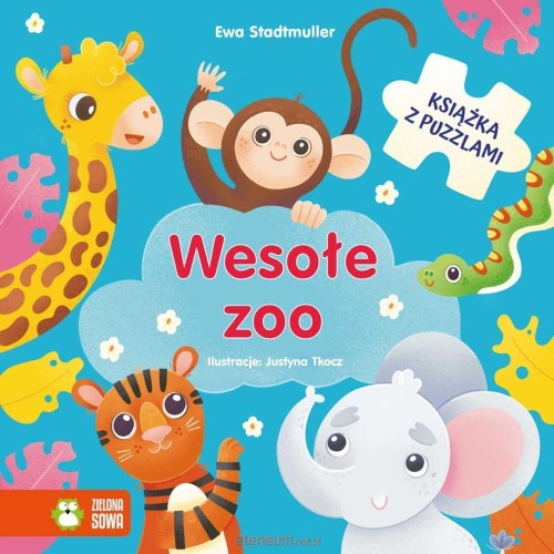 Przejdź do produktu Książka z puzzlami. Wesołe zoo