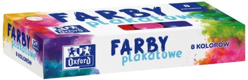 Przejdź do produktu Farby plakatowe  8-kol. 20 ml, Oxford