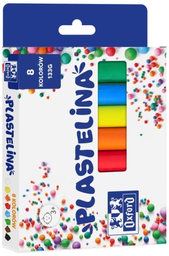 Przejdź do produktu Plastelina   8-kol., Oxford