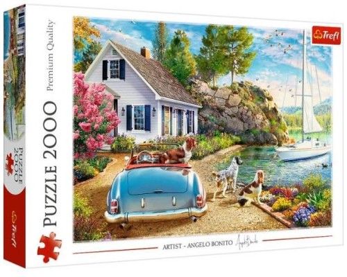 Przejdź do produktu Puzzle 2000 el. Wakacyjna przystań 27124, Trefl