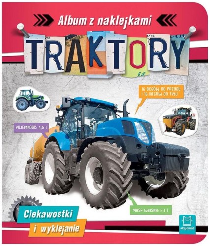 Przejdź do produktu Album z naklejkami. Traktory