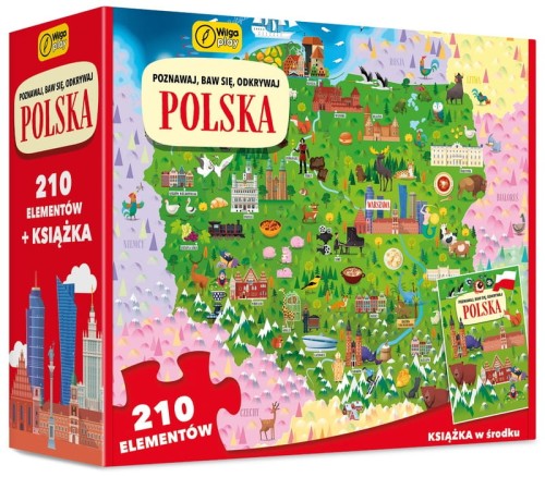 Przejdź do produktu Puzzle Polska. Poznawaj, baw się, odkrywaj