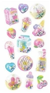 Przejdź do produktu Naklejka shaker, 3D, przekąski, Craft