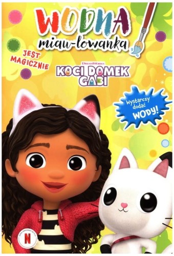 Przejdź do produktu Książka Koci domek Gabi Wodna malowanka jest magicznie