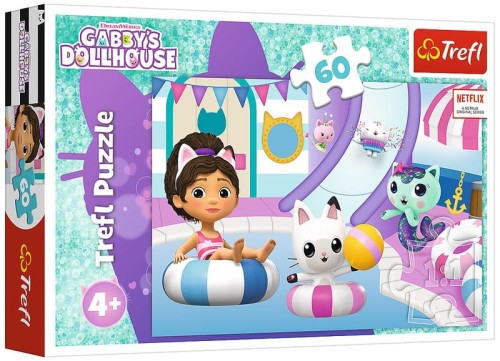Przejdź do produktu Puzzle 60-el. Gabby na basenie 17393, Trefl