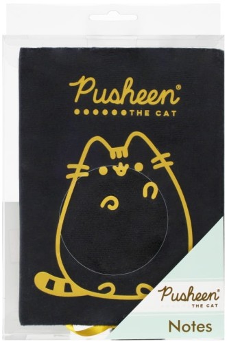 Przejdź do produktu Notes pluszowy A5 96k linia Pusheen czarny Gold