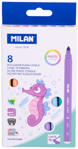 Przejdź do produktu FLAMASTRY PASTEL 8 KOLORÓW
