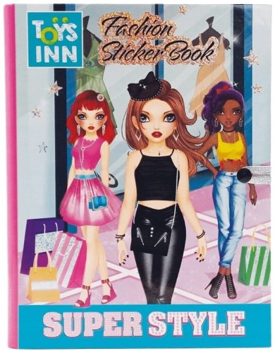 Przejdź do produktu Fashion Sticker Book Kolorowanka z naklejkami Moda