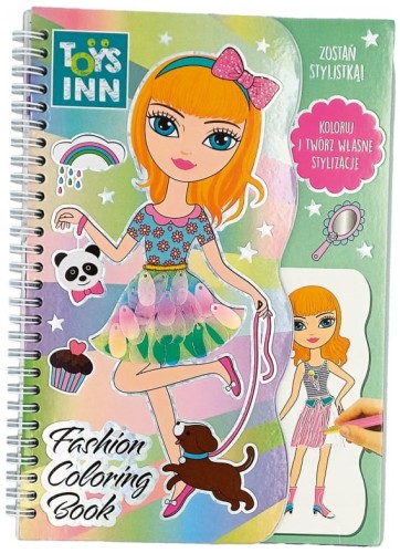 Przejdź do produktu Fashion Coloring Book Kolorowanka z naklejkami Mod