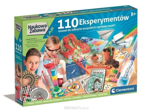 Przejdź do produktu Clementoni Naukowa zabawa. 110 Eksperymentów 50720