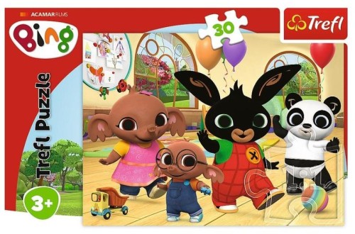 Przejdź do produktu Puzzle 30-el. - Z Bingiem jest wesoło 18304, Trefl