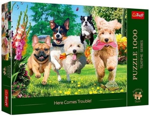 Przejdź do produktu Puzzle 1000 el. Premium Plus - Tea Time:,Nadchodzą kłopoty!, Trefl