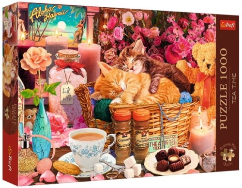 Przejdź do produktu Puzzle 1000 el. Premium Plus - Tea Time: Wszystko co przyjemne 10802, Trefl