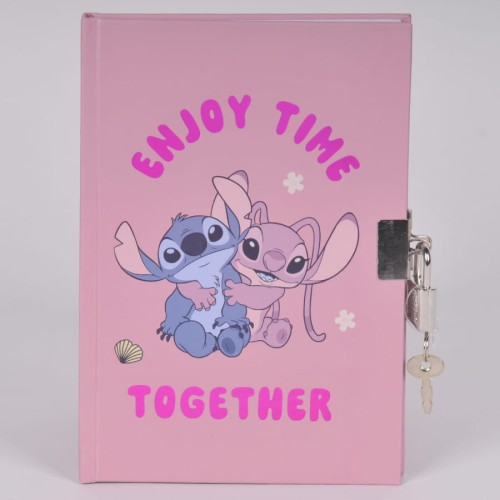 Przejdź do produktu Pamiętnik czarny Together Stitch i Angel Disney Stitch DS25AA-3556, Paso