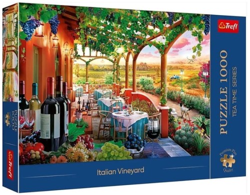Przejdź do produktu Puzzle 1000 el. Premium Plus - Tea Time: Włoska Winnica 10807, Trefl