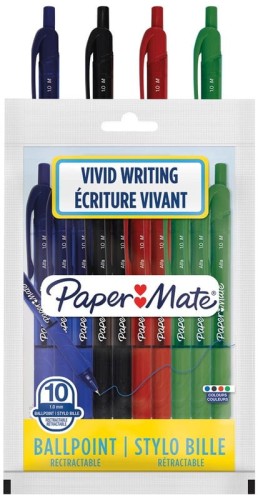 Przejdź do produktu Długopis Alfa kpl.10szt w op, Paper Mate