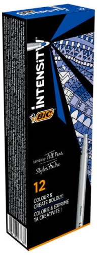 Przejdź do produktu Cienkopisy Intensity Medium 0,8mm niebieski, BiC