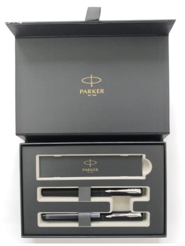 Przejdź do produktu Komplet Vector XL pióro wieczne i pióro kulkowe czarny, Parker