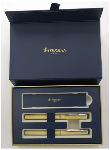 Przejdź do produktu Komplet  Allure pastel żółty pióro wiecznie i kulkowe w etui ,Waterman
