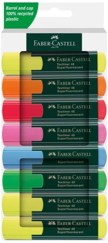 Przejdź do produktu Zakreślacz 1548 8 kolorów neonowych, Faber-Castell