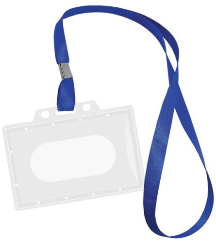 Przejdź do produktu Identyfikator poziomy smycz niebieska, FR93639, Forofis