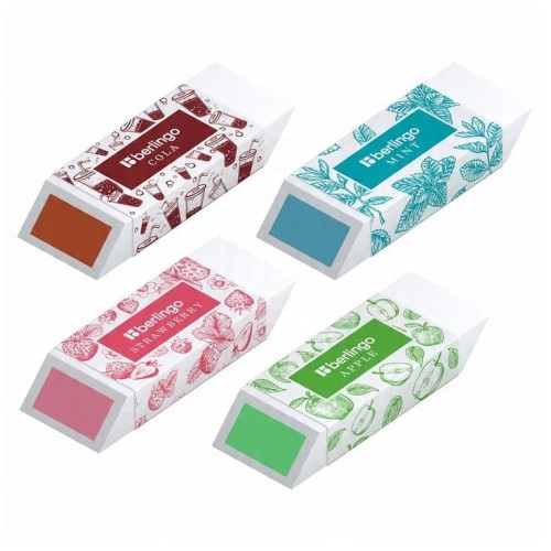 Przejdź do produktu Gumka do ścierania zapachowa Aroma prostokątna 58x22x20mm, Berlingo