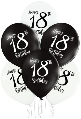 Przejdź do produktu Balony BNP50-579 18 urodziny op. 50 szt., Aliga