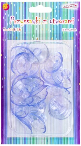 Przejdź do produktu Przyssawki z gumowymi otworami 3cm, op. 20szt. PH-2815, Aliga