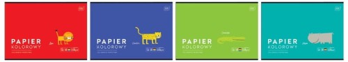 Przejdź do produktu Papier kolorowy A4 115g 10 BB Kids, Interdruk
