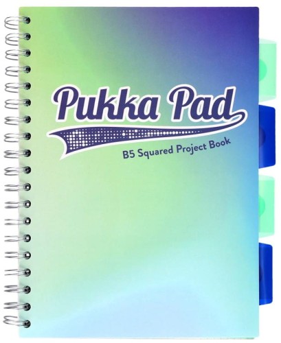 Przejdź do produktu PUKKA PROJECT BOOK SEAFOAM B5 KRATKA MORSKI 100K 80G