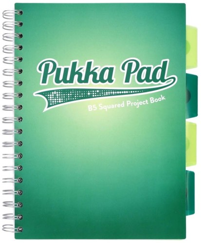 Przejdź do produktu PUKKA PROJECT BOOK DARK TEAL B5 KRATKA TURKUSOWY 100K 80G