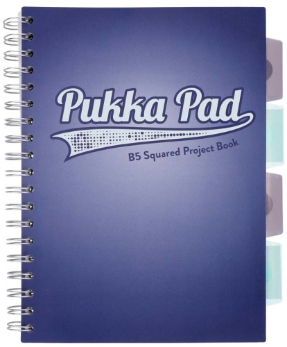 Przejdź do produktu PUKKA PROJECT BOOK NAVY B5 KRATKA GRANATOWY 100K 80G