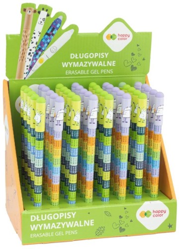 Przejdź do produktu Długopis wymazywalny 05 mm niebieski Tabliczka mnożenia HA 4120 01TM-3 KP40, Happy Color