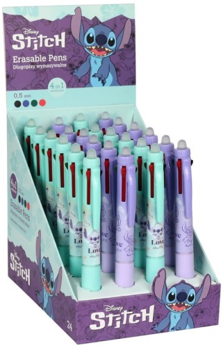 Przejdź do produktu Długopis wymazywalny automatyczny Disney Fashion Stitch pastel multicolor 4 in 1, 0,5mm CoolPack, Patio