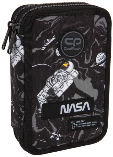 Przejdź do produktu Piórnik podwójny z wyposażeniem Jumper 2 Astronaut CoolPack, Patio