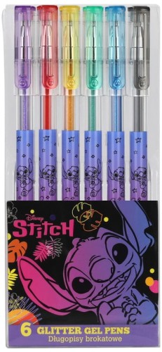 Przejdź do produktu Długopisy brokatowe 6-kol. Disney Black Stitch, Patio