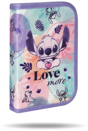 Przejdź do produktu Piórnik jednoklapkowy bez wyposażenia Clipper Disney Fashion Stitch, Patio