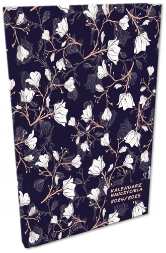 Przejdź do produktu Kalendarz A5 nauczyciela 24/25 tygodniowy + notatka Soft Touch magnolie dark blue, EV-Corp