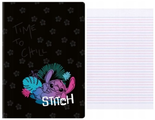 Przejdź do produktu Zeszyt A5 32 k. 3-linie kolorowe Disney Black Stitch wzór 3, Patio