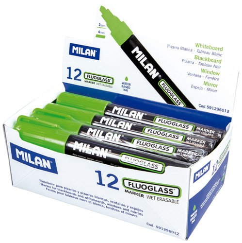 Przejdź do produktu Marker kredowy do szyb fluo zielony, Milan