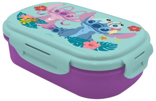 Przejdź do produktu Pudełko śniadaniowe ze sztućcem (6x1) Stitch, Kids