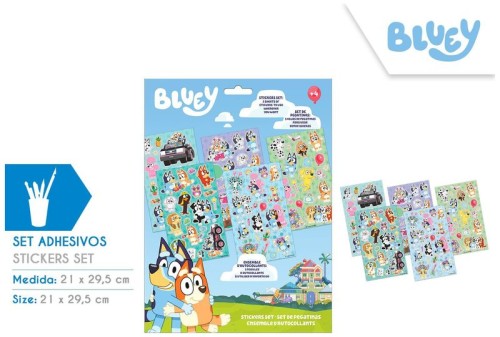 Przejdź do produktu Zestaw naklejek - 92 szt. (24x2) Bluey, Kids