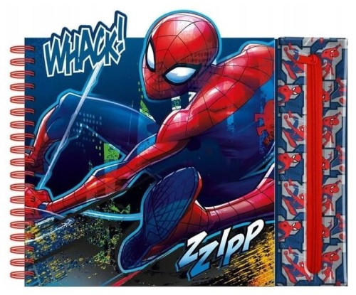 Przejdź do produktu Notatnik Activity z odpinaną kieszonką Spiderman, Kids