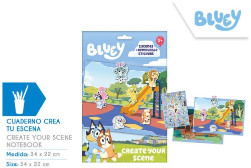 Przejdź do produktu Wyklejanka  ""Stwórz swoją scenę"" Bluey, Kids