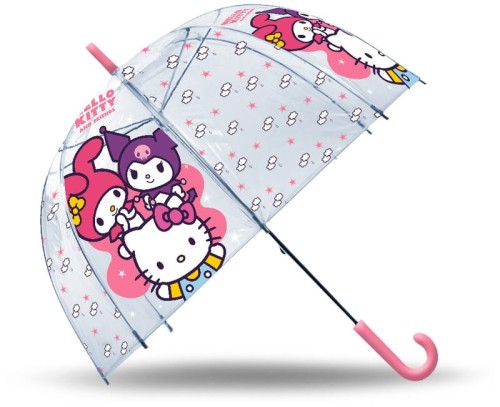 Przejdź do produktu Parasolka przezroczysta w kształcie dzwonu 46cm Kitty & Friends, Kids