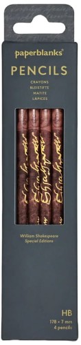 Przejdź do produktu Ołówek Special Editions William Shakespeare op. 4szt, Paperblanks