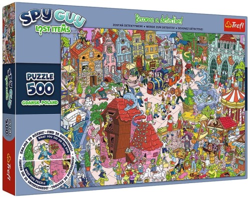 Przejdź do produktu Puzzle 500-el. Spy Guy Lost Items: Gdansk, Poland 37479, Trefl