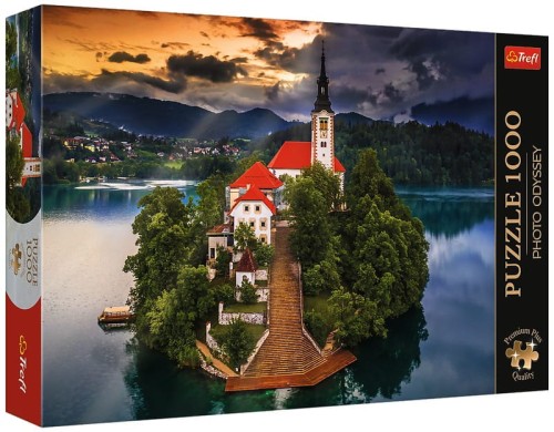 Przejdź do produktu Puzzle 1000 el. Premium Plus - Photo Odyssey: Jezioro Bled Słowenia,Trefl