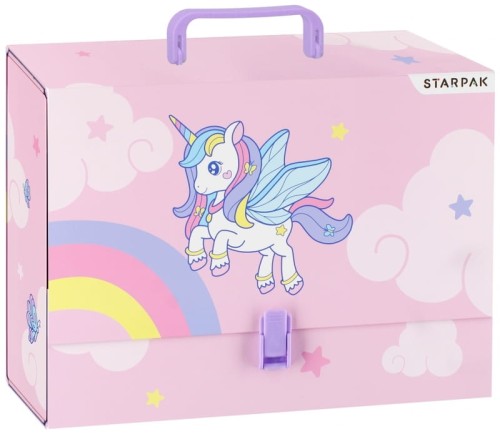 Przejdź do produktu TECZKA Z RACZKA A4 95MM UNICORN STK PUD1 8