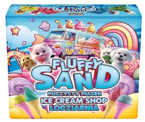 Przejdź do produktu Piasek Fluffy zestaw lodziarnia